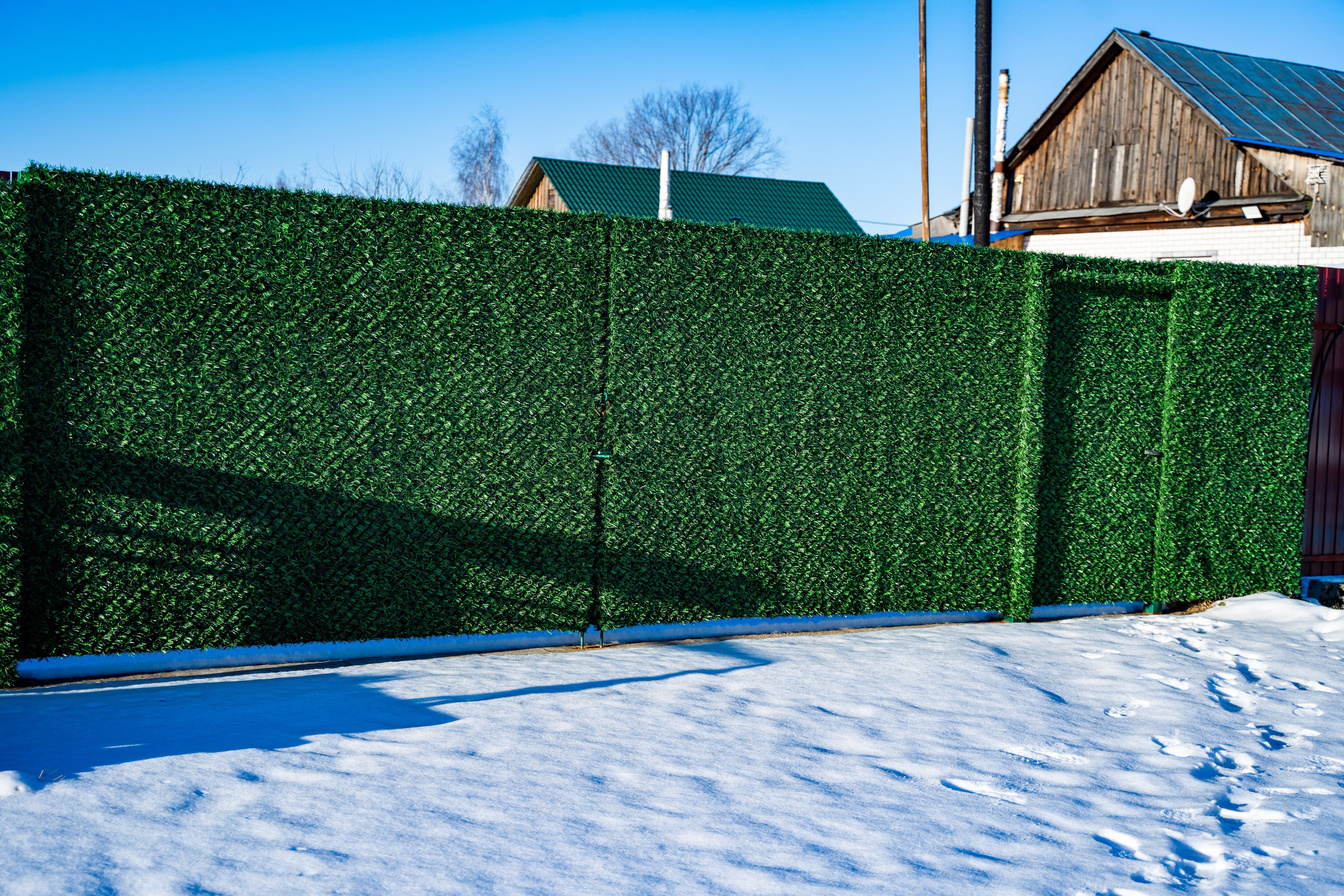Вечнозеленый забор Grass Fence рулон 2м фото 4 в Луганске